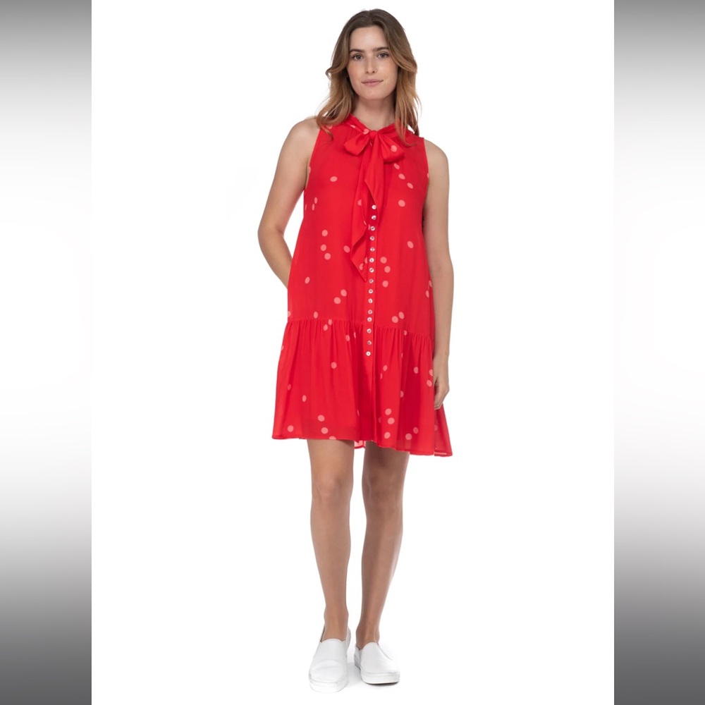 NWT BTFL-life red polkadot dress